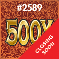 500X, Texas scratch ticket game 2589