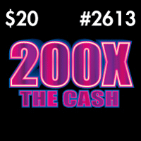 200X The Cash, Texas scratch ticket game 2613