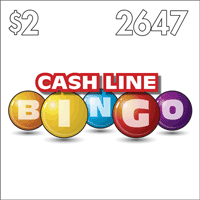 Cash Line Bingo, Texas scratch ticket game 2647