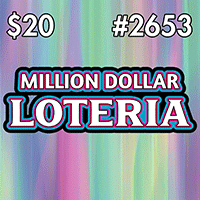 Million Dollar Loteria, Texas scratch ticket game 2653