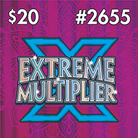 Extreme Multiplier, Texas scratch ticket game 2655