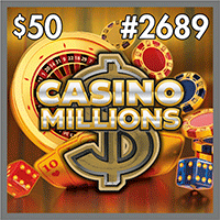 Casino Millions, Texas scratch ticket game 2689