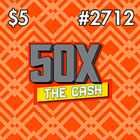 50X The Cash, Texas scratch ticket game 2712