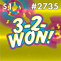 3-2-Won!, Texas scratch ticket game 2735