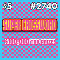Super Crossword, Texas scratch ticket game 2740