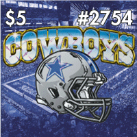 Cowboys, Texas scratch ticket game 2754